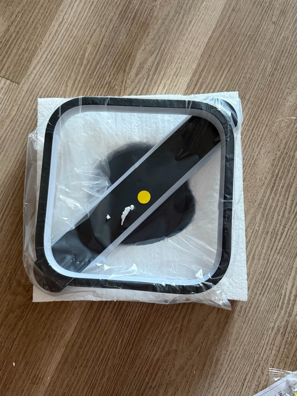 Square Silicone Lid/Seal in Black and‎ White